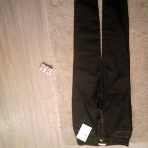 Etica Dark Black Skinny Jeans